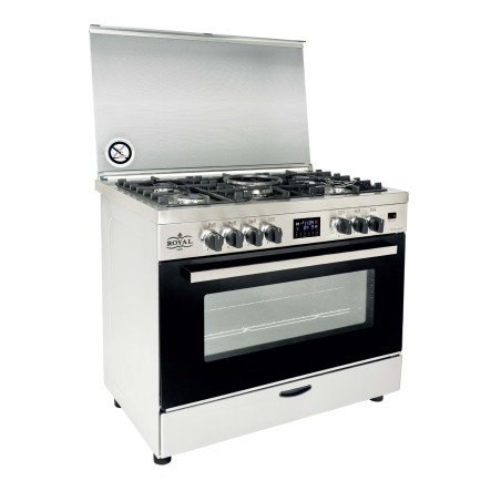 Κουζίνα INOX 90X60 (ROYAL) Din-gas 9905 SF PROFESSIONAL